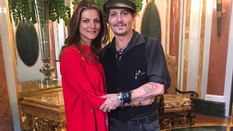 Nandita Mahtani bonds with Johnny Depp