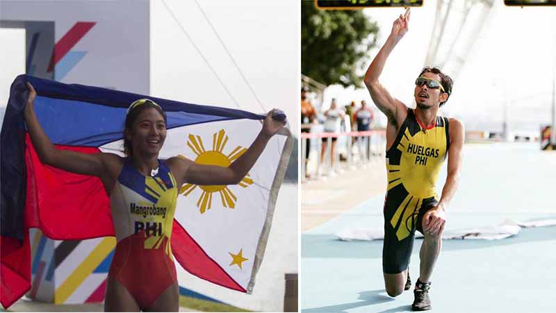 Filipino triathletes win gold, silver at SEA Games
