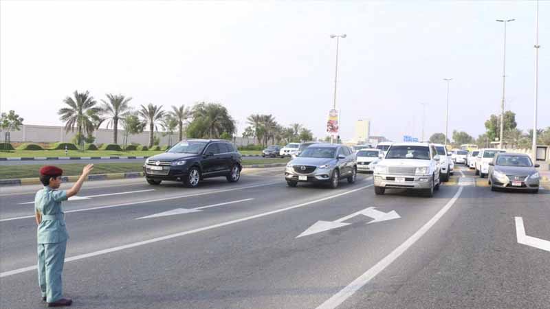 Watch: Emirati boy helps direct traffic in RAK