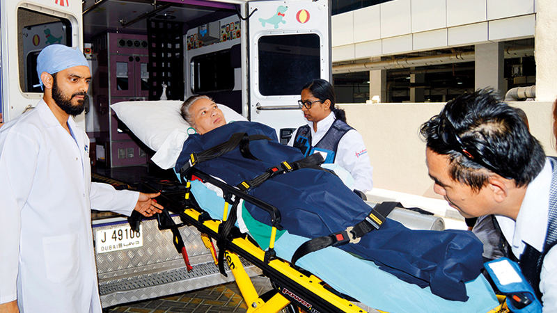 Comatose Filipina in Dubai returns home
