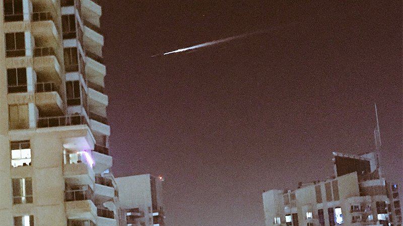 Flaming meteor spotted in UAE sky