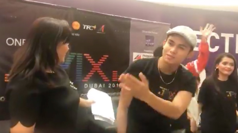 WATCH: Inigo Pascual surprises Dubai fans at press conference