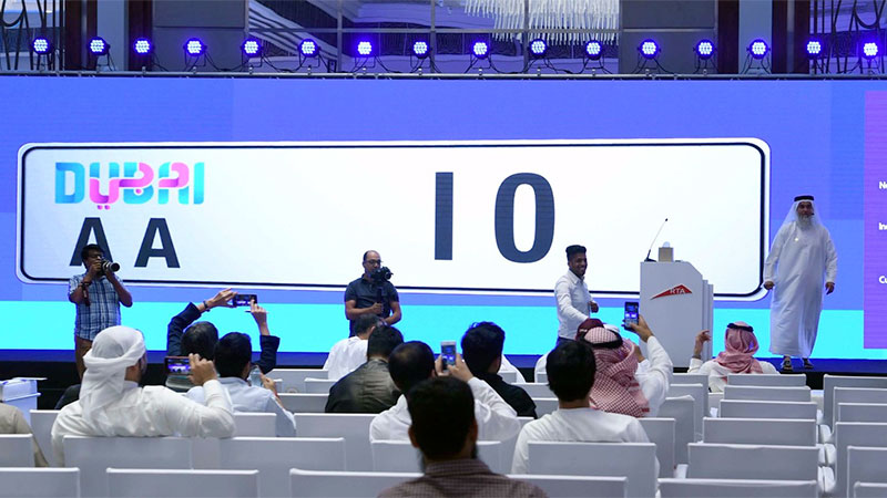 RTA to auction 371 special Dubai licence plates