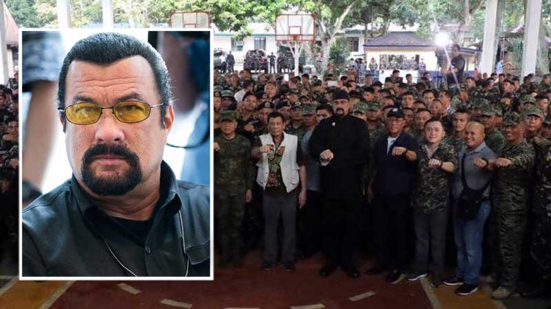 What Steven Seagal has to say to Philippine troops