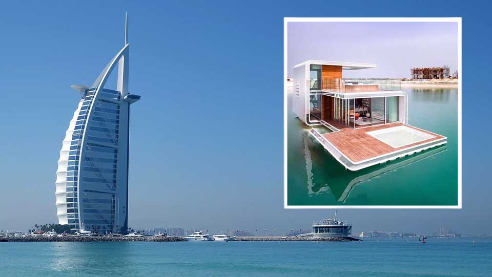 Floating house sinks near Burj Al Arab