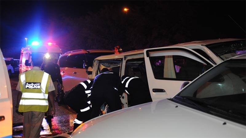 1 killed, 5 hurt in Abu Dhabi pileup