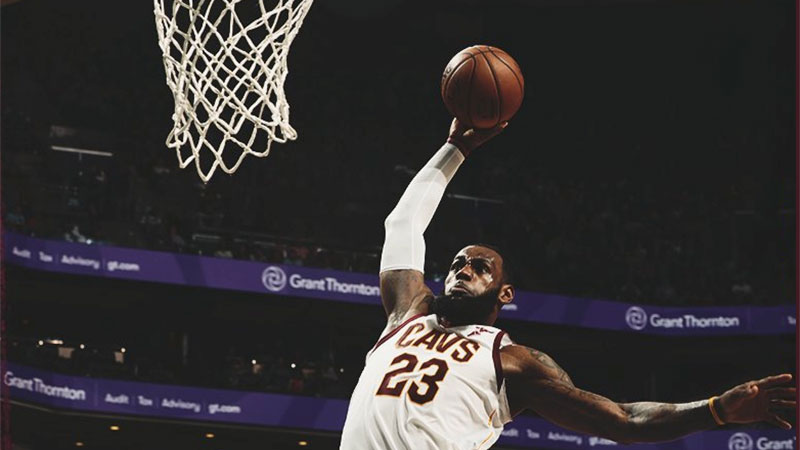 LeBron James breaks Michael Jordan's record