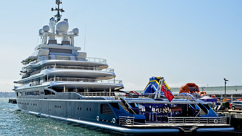 Billionaire's superyacht to remain in Dubai amid divorce row