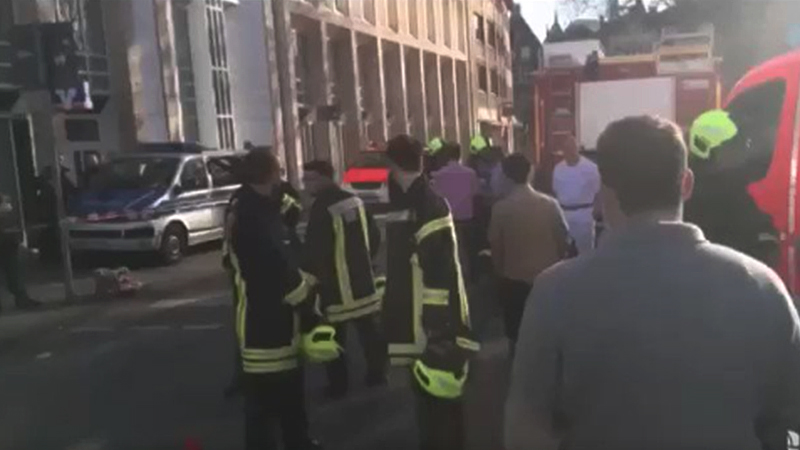 Man in Germany van rampage 'recently attempted suicide'