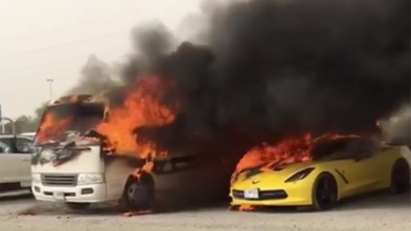 Dubai court upholds jail verdict for 4 who set vehicles on fire in Jebel Ali