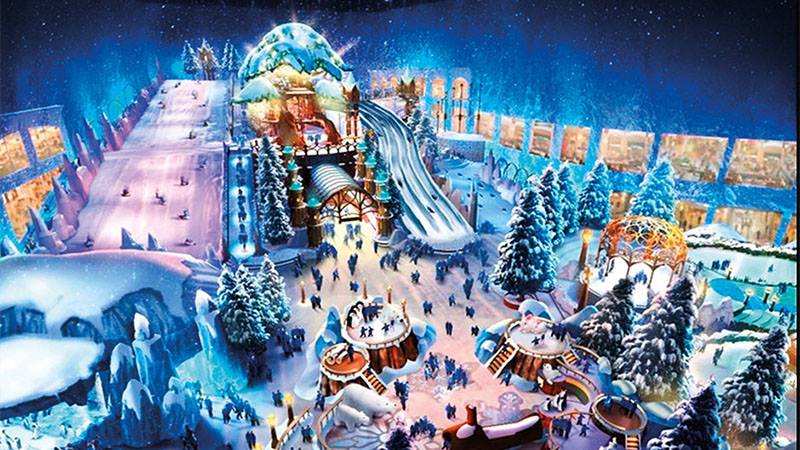 World’s largest indoor snow park taking shape in Abu Dhabi