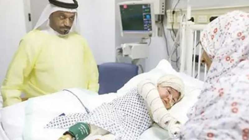 Cooker explosion: Emirati toddler recovering from burns