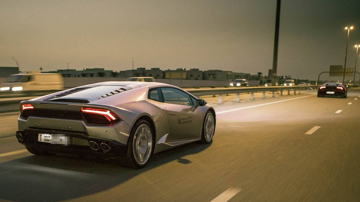 Supercar speeding on Dubai's SZR fined Dh170,000
