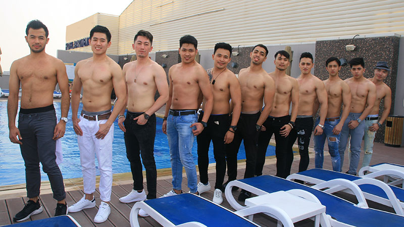 Man of the Philippines-UAE candidates chill out in Dubai hotel