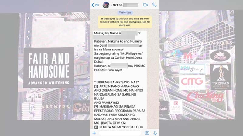 New hoax message targeting Filipinos in UAE, says Dubai pageant