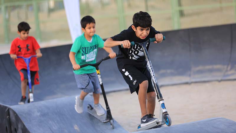 Free bicycle rides at this Dubai park