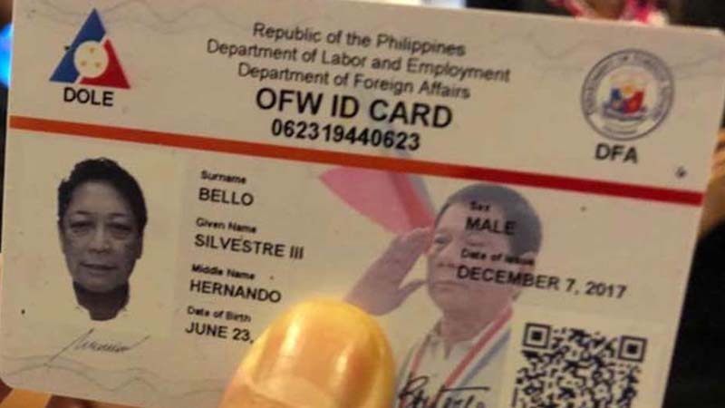 OFW card: benefits and how to apply