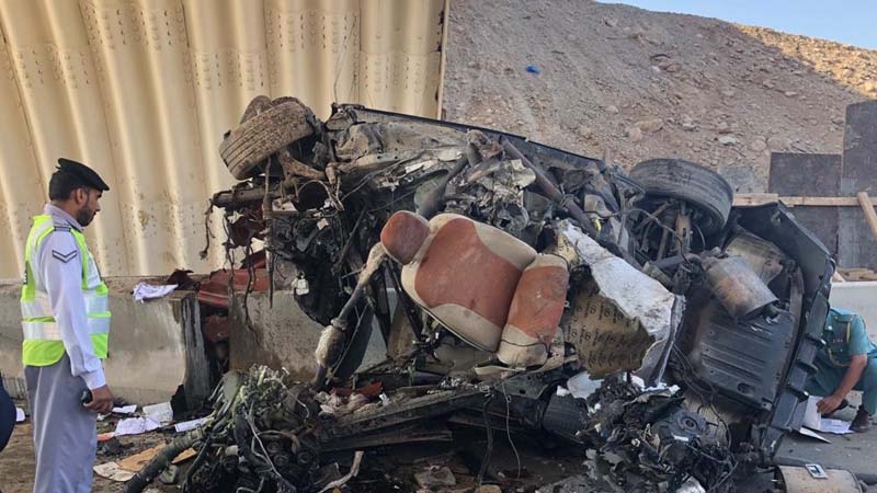 High-speed horror crash in Ras Al Khaimah kills man