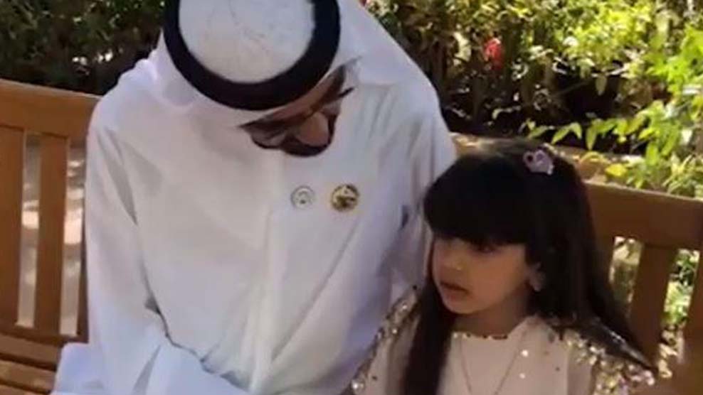 Sheikh Mohammed visits girl who cried over missed call