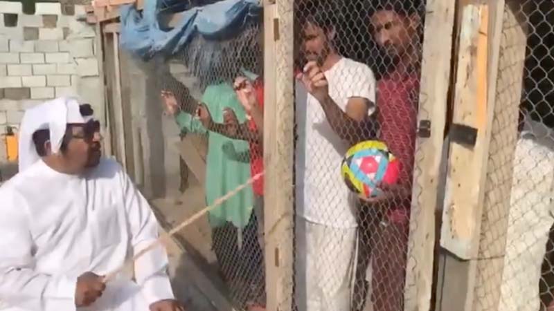 UAE man arrested for locking up India supporters in cage