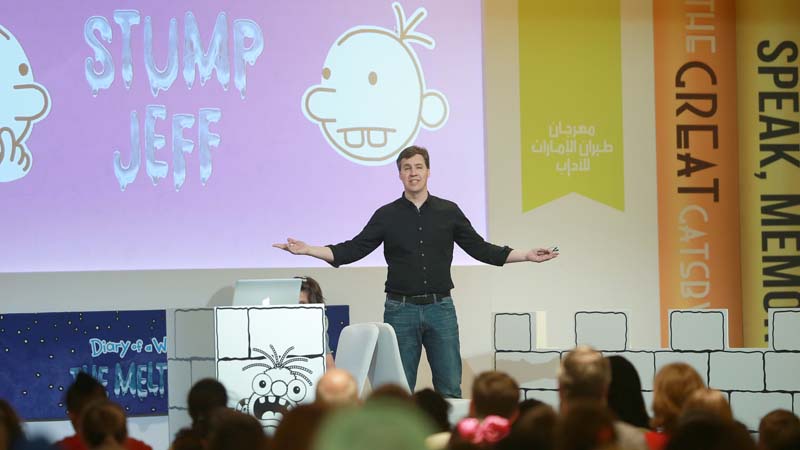 'Diary of a Wimpy Kid' author meets biggest fans in Dubai