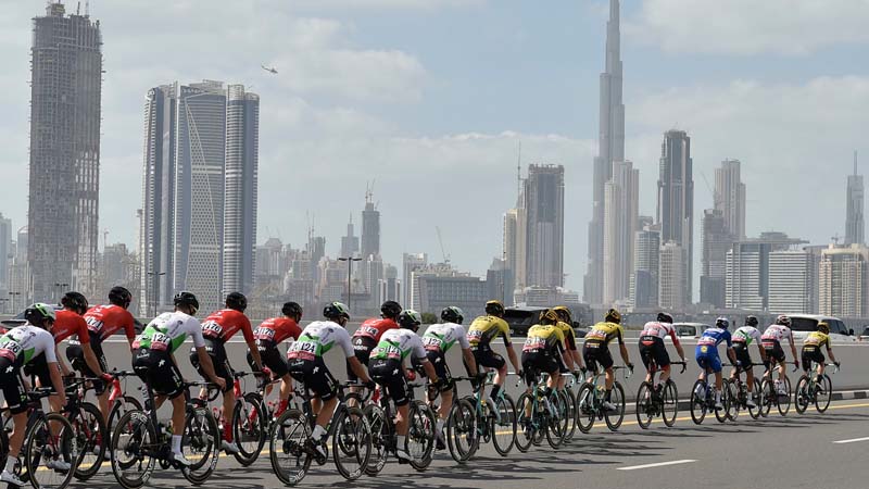 Pictures: Hundreds of cyclists race through Dubai