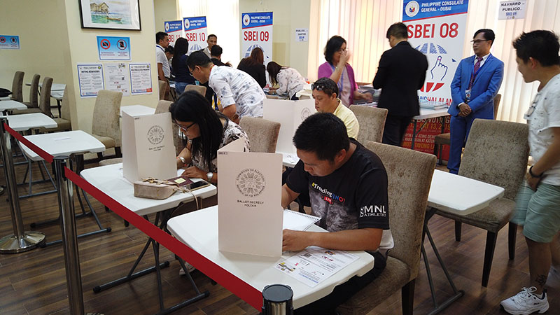 Filipinos in UAE start voting in absentee polls