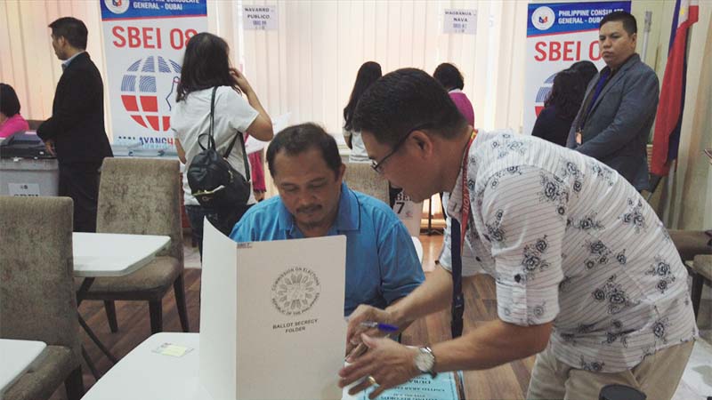 Don’t take photo of your ballot, Filipino voters in UAE told