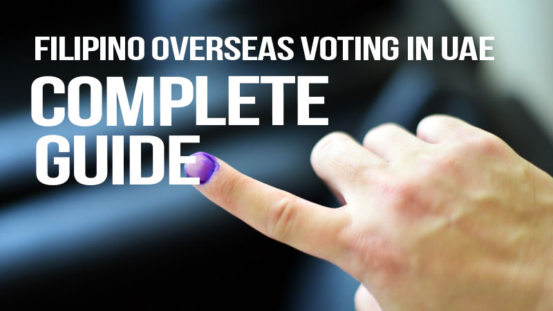 UAE Filipino overseas voting complete guide
