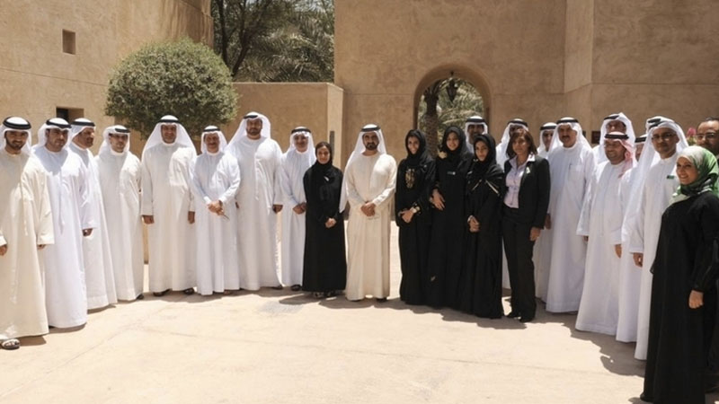 Sheikh Mohammed shares 10-year-old photo