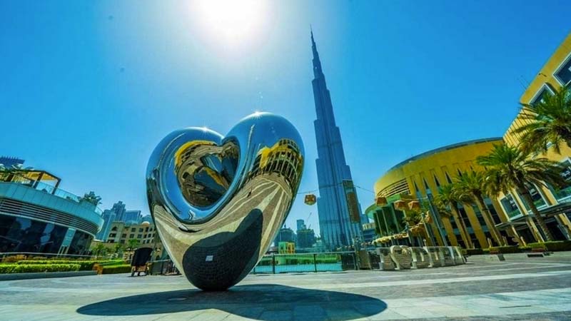 New heart sculpture unveiled in Dubai