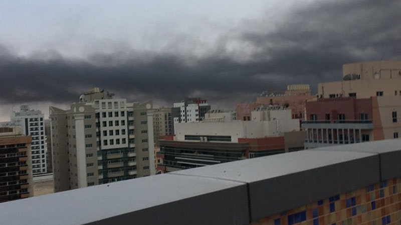 Fire breaks out in Sharjah industrial area