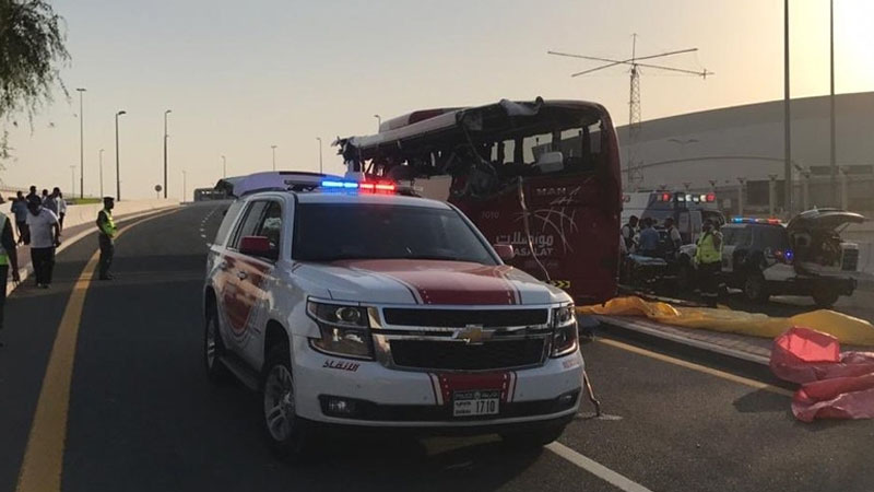 Dubai bus crash kills 15, injures 5