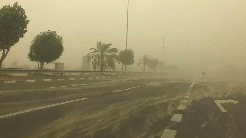 Dust storm sweeps Abu Dhabi as NCM forecasts rain in parts of UAE