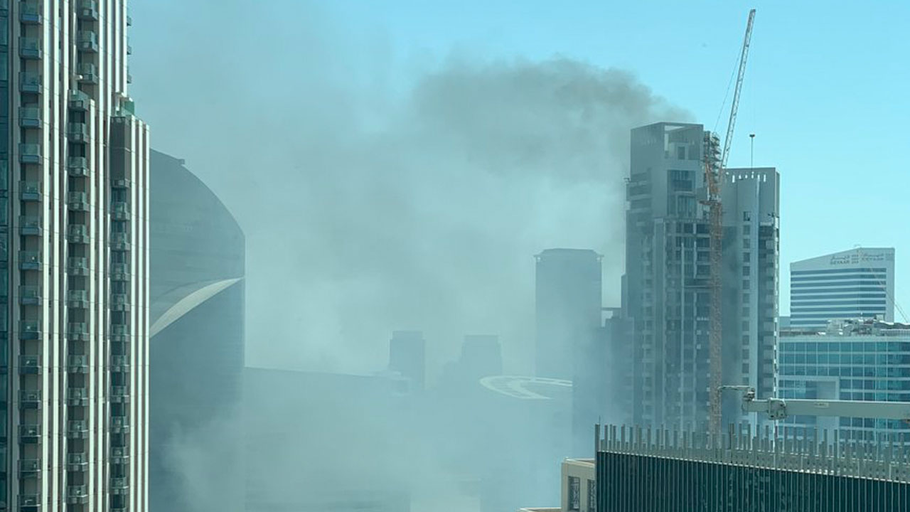 Fire breaks out in Dubai Business Bay building