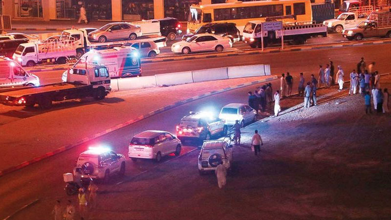 Motorcycle crashes into bus in Sharjah, 2 killed