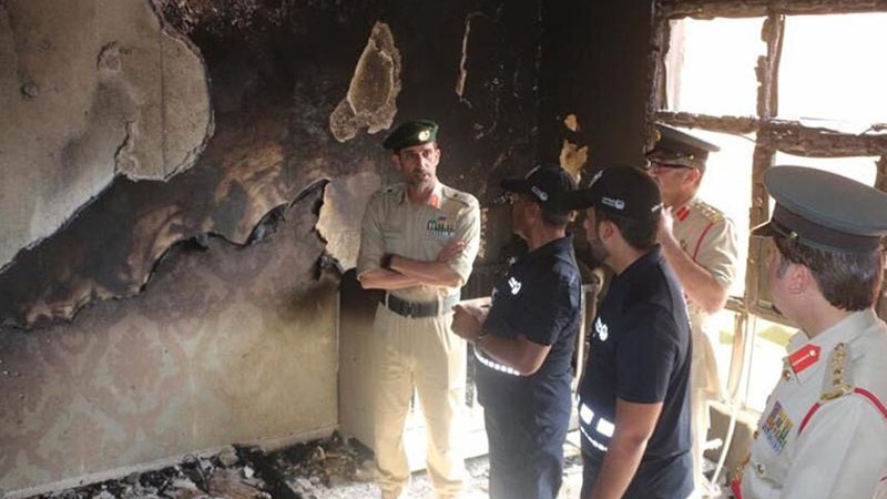 Baby dies in Al Barsha Dubai house fire
