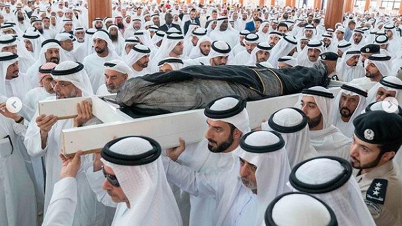 Sharjah ruler’s son Sheikh Khalid buried, 3-day mourning begins