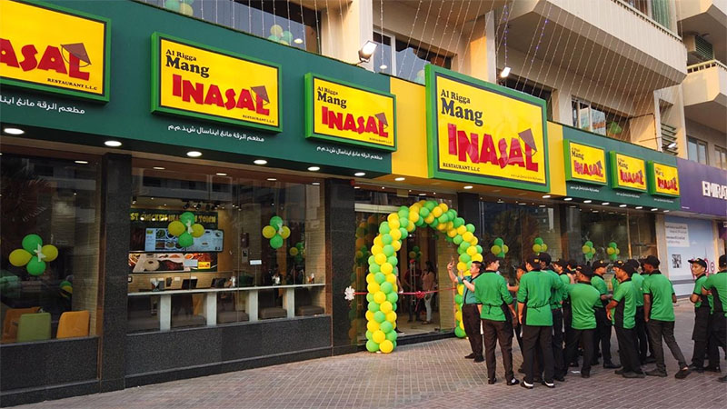 At the opening of Al Rigga Mang Inasal in Deira, Dubai on July 12, 2019.