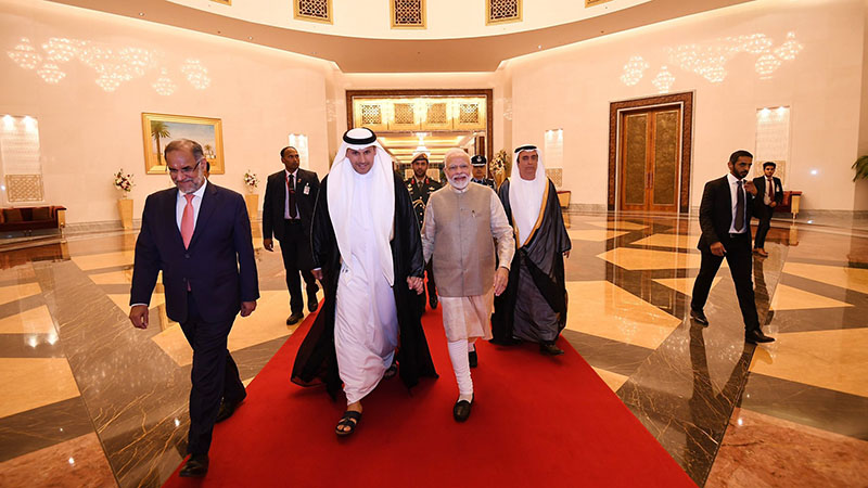 Narendra Modi arrives in UAE 