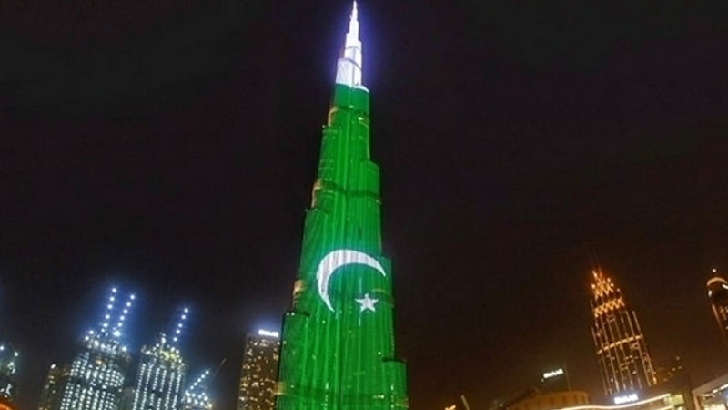 Burj Khalifa display of Pakistan flag draws mixed reactions