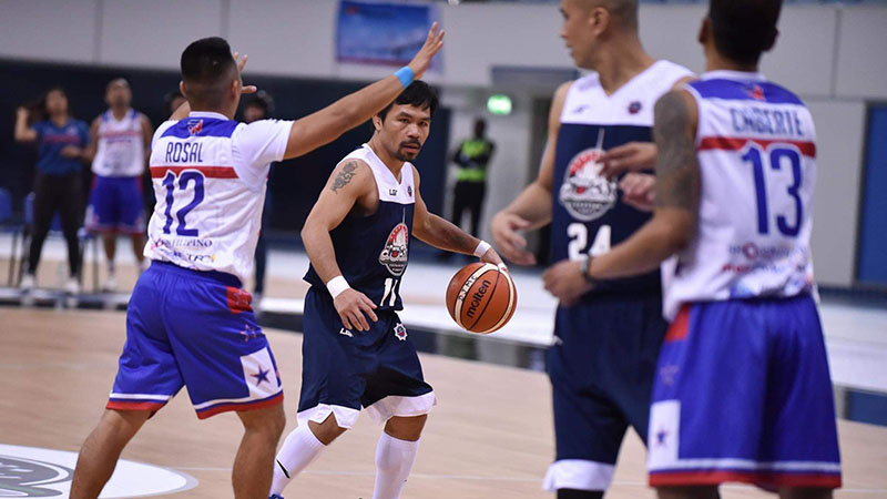 Watch: Manny Pacquiao fires 42 as Team MPBL get even with Dubai All Stars