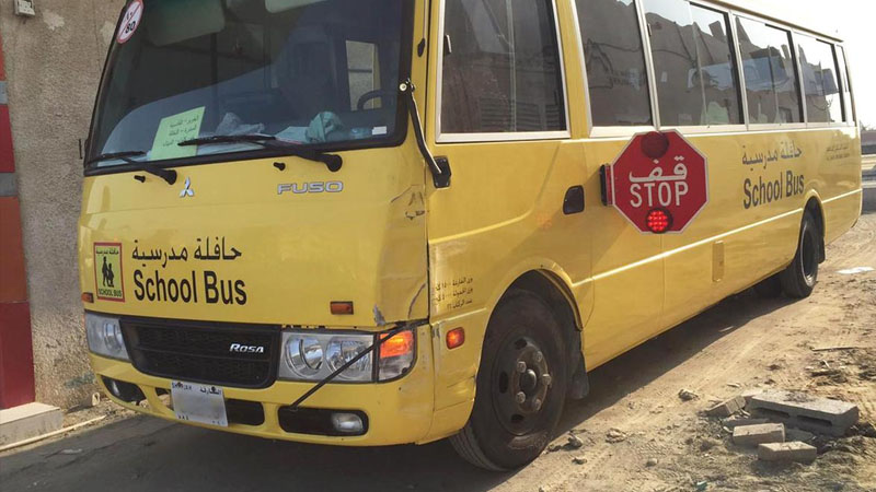 Girl hurt after Sharjah school bus collision