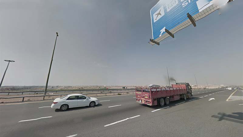 Driver saved from cruise control fail on UAE highway
