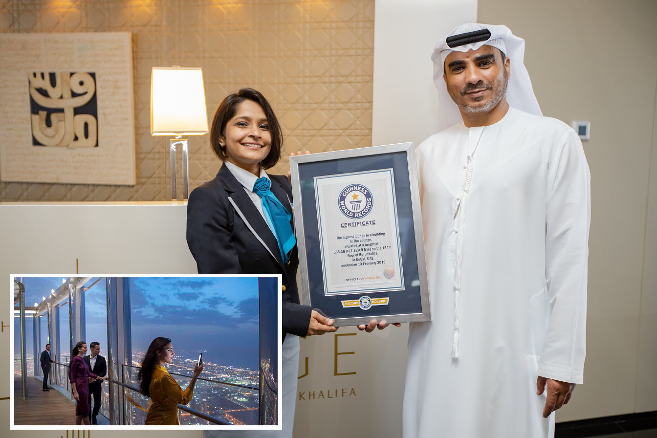 It's official! Dubai has world's highest lounge 