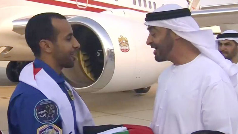 UAE’s first astronaut Al Mansoori gets hero’s welcome in Abu Dhabi