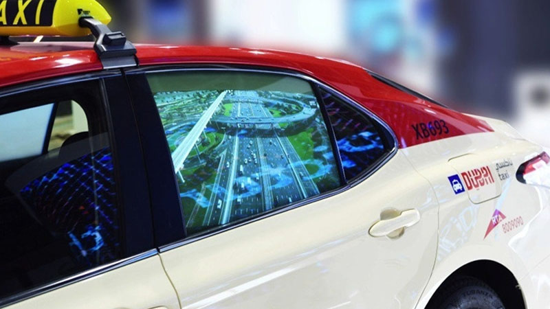 Future Dubai taxis to have digital ads on windows