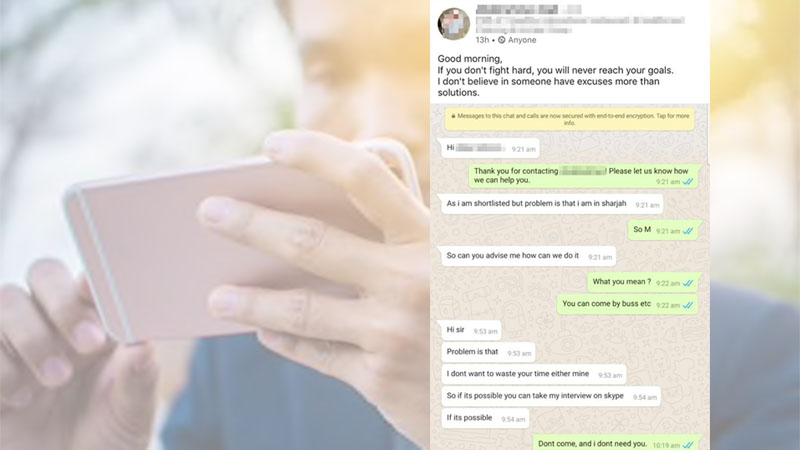 CEO slammed for ‘rude’ comment to UAE jobseeker