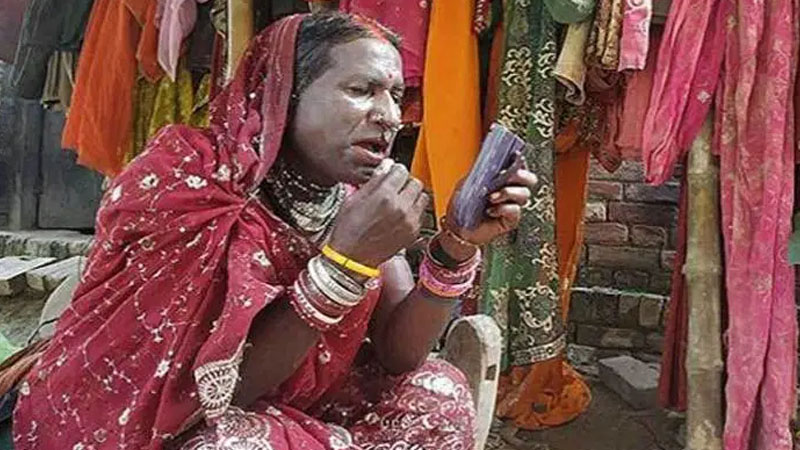 Man ‘visited by dead wife’ dresses up as a bride for 30 years