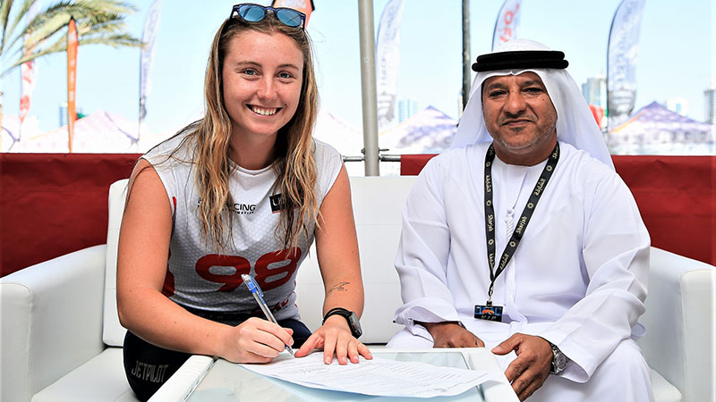 Aquabike golden girl Ortendahl joins Team Abu Dhabi